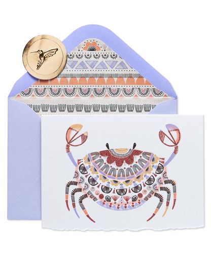 Crab Boxed Cards and Envelopes 8-Count