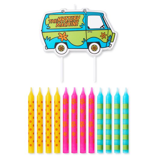 Scooby-Doo Mystery Machine Cake Topper Birthday Candles, 13-Count