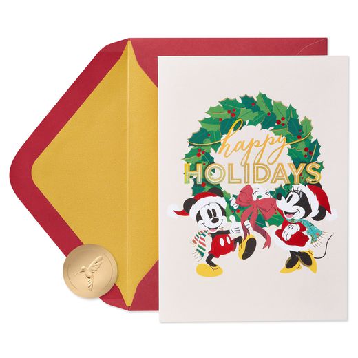 Joyful Season Disney Christmas Cards Boxed with Envelopes 14-Count