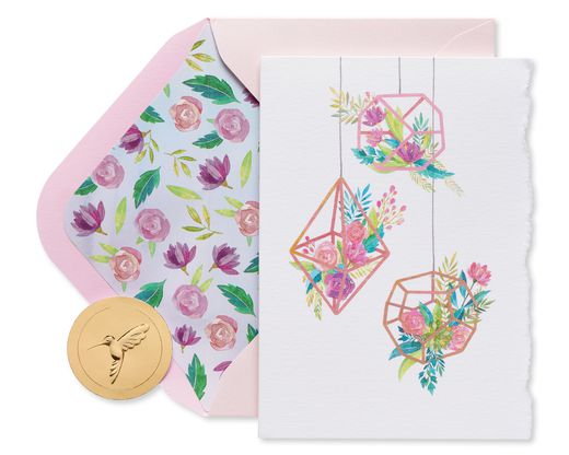 Floral Terranium Boxed Cards and Envelopes 8-Count