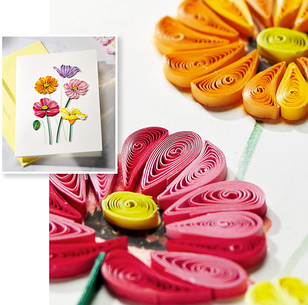 Quilling Floral Cards