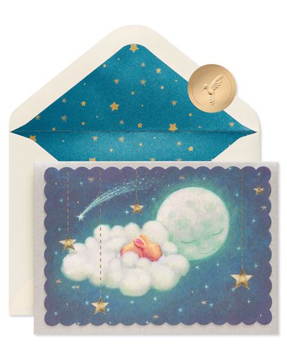 A Dream Is On The Way Baby Greeting Card