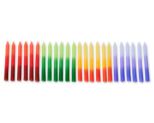 Ombré Birthday Candles 24-Count