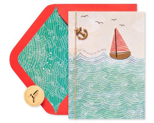 Wind in My Sails Romantic Greeting Card