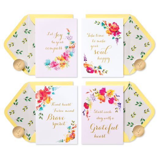 Grateful Heart Blank Encouragement Cards with Envelopes 20-Count