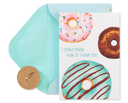Donut Boxed Blank Note Cards with Envelopes 14-Count