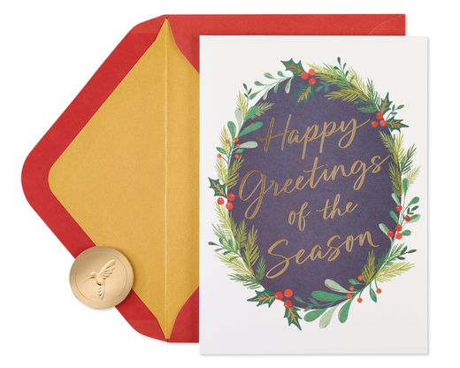 Greetings of the Season Christmas Cards Boxed 14-Count