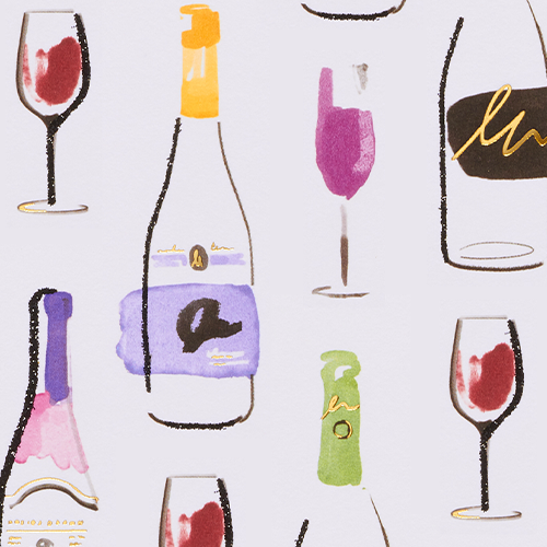 watercolor wine wallpaper
