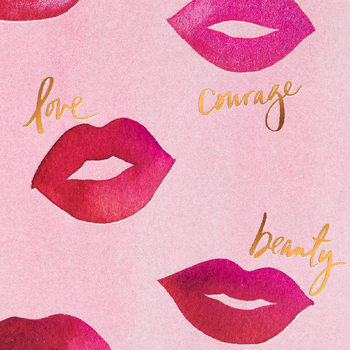 lips and words wallpaper