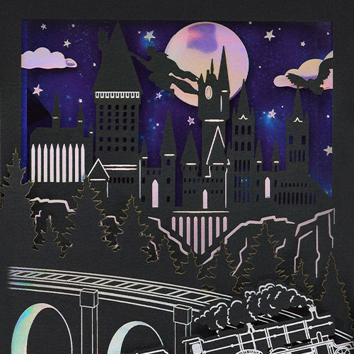 midnight hogwarts castle wallpaper