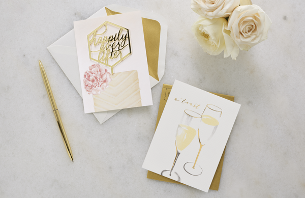wedding cards and pen